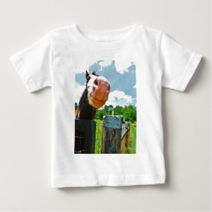 Camiseta De Bebé Caballo sonriente