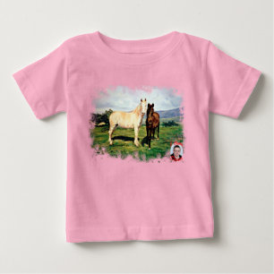 Camiseta De Bebé Caballos