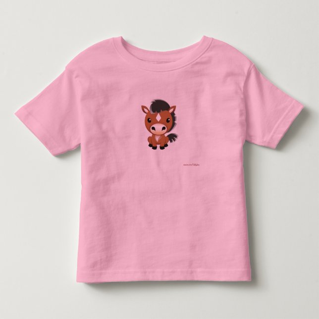Camiseta De Bebé Caballos 45 (Anverso)