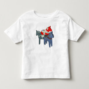 Camiseta De Bebé Caballos de Dala