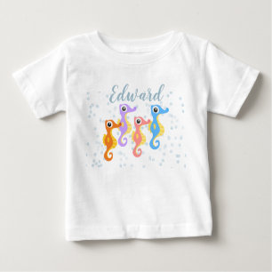Camiseta De Bebé Caballos pequeños de mar