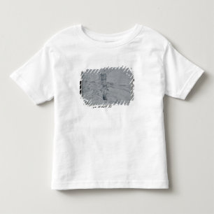 Camiseta De Bebé Cabañas de John Constable el en un alto banco,