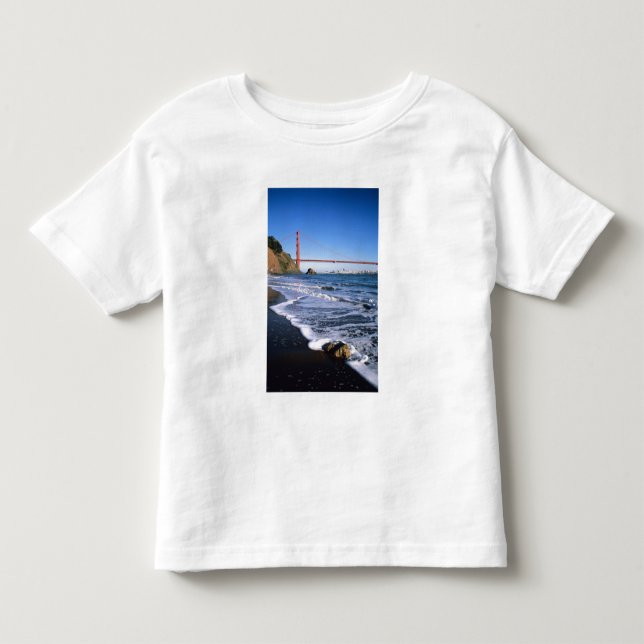 Camiseta De Bebé Cabeceras Marinas, Puente Golden Gate; San Juan (Anverso)