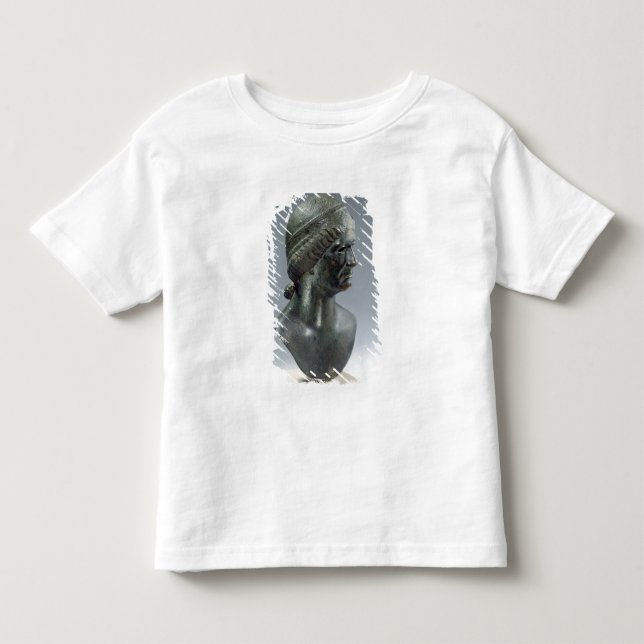 Camiseta De Bebé Cabeza de bronce de una mujer, a veces identificad (Anverso)