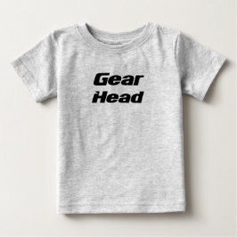 Camiseta De Bebé Cabeza de engranaje para el bebé.