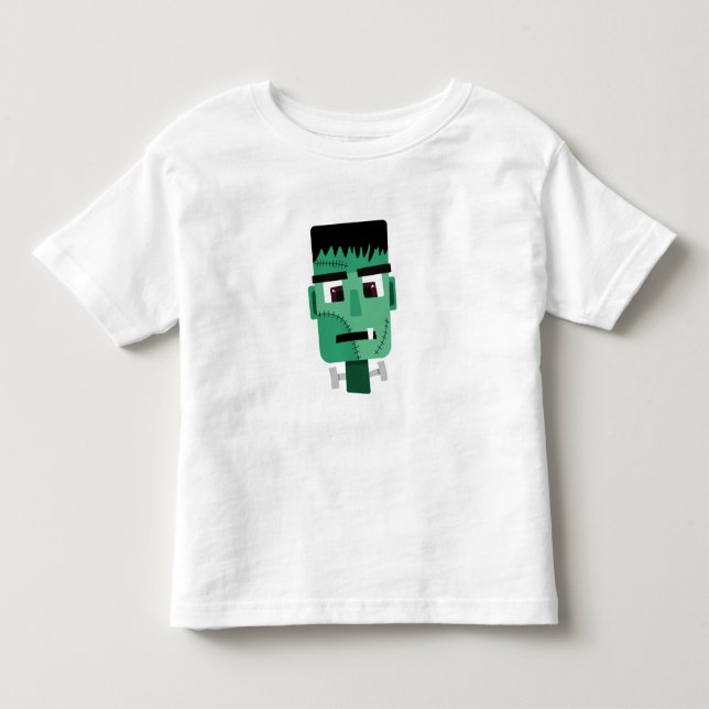 Camiseta De Bebé Cabeza de Frankenstein Monster (Anverso)