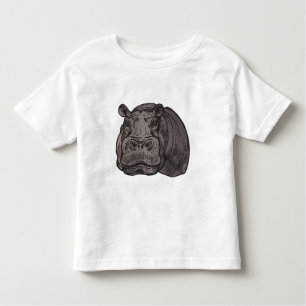 Camiseta De Bebé Cabeza de Hippo T-Shirt