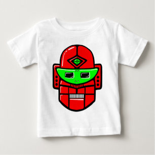 Camiseta De Bebé Cabeza de robot retro - Personalizado