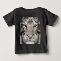 Cabeza de Tigre Blanco Estética de Vida Silvestre