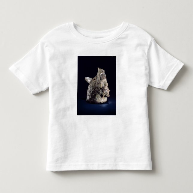 Camiseta De Bebé Cabeza de un animal con la cabeza humana en (Anverso)