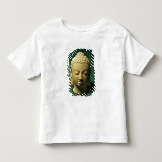 Camiseta De Bebé Cabeza del Buda, Sarnath (piedra arenisca) (Anverso)