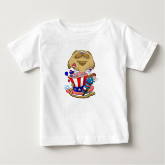 Camiseta De Bebé Cabeza grande del gato de julio
