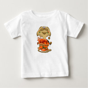 Camiseta De Bebé Cabeza grande Junetdecigon Cat