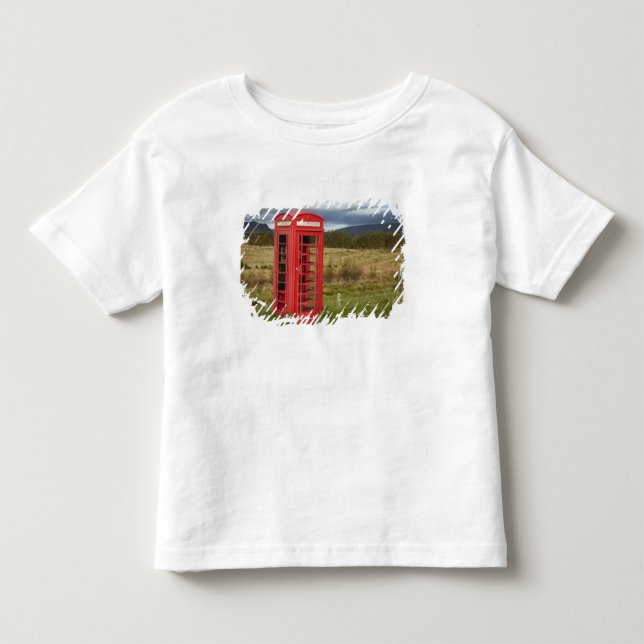 Camiseta De Bebé Cabina Telefónica Pública, Ellishadder, cerca de S (Anverso)