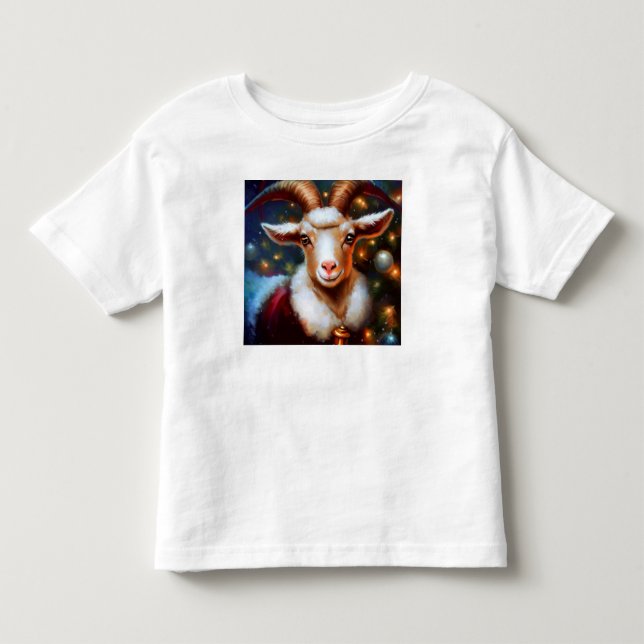 Camiseta De Bebé Cabra 4 navidades (Anverso)