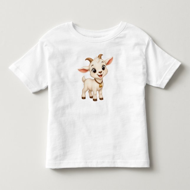 Camiseta De Bebé Cabrito Billy: Amigable amigo de la granja (Anverso)
