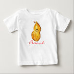 Camiseta De Bebé Cacahuete<br><div class="desc">Color de agua y personalizado de lápiz de marcadores de un cacahuete... lindo e inteligente. Perfecto para tu "cacahuete" favorito. Personalizar reemplazando el texto con su propio título o nombre del bebé.</div>