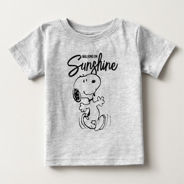 Camiseta De Bebé Cacahuetes | Baile Snoopy (Anverso)