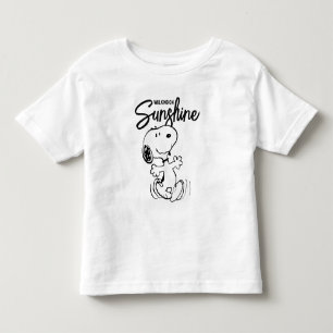 Camiseta De Bebé Cacahuetes   Baile Snoopy