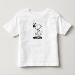 Camiseta De Bebé Cacahuetes | Baile Snoopy Happy<br><div class="desc">Snoopy es el bellejo mascota de Charlie Brown en la tira cómica Peanuts de Charles M. Schulz. Echa un vistazo a este bonito diseño de cacahuetes con este perro adorable.</div>