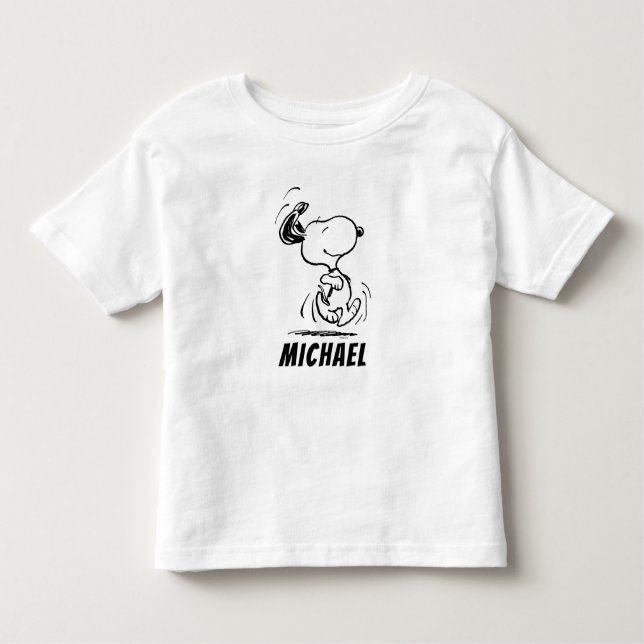 Camiseta De Bebé Cacahuetes | Baile Snoopy Happy (Anverso)
