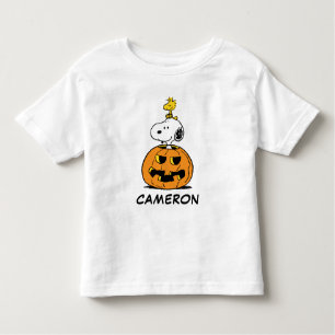 Camiseta De Bebé Cacahuetes   Calabaza emergente Snoopy & Woodstock