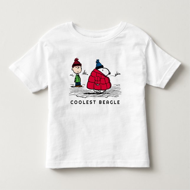 Camiseta De Bebé Cacahuetes | Chaqueta rellena Snoopy & Linus Down (Anverso)