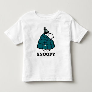Camiseta De Bebé Cacahuetes   Chaqueta Snoopy Winter Puffer