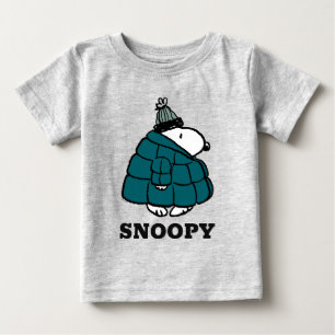 Camiseta De Bebé Cacahuetes Chaqueta Snoopy Winter Puffer