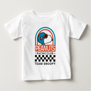 Camiseta De Bebé Cacahuetes   Club de Carreras Snoopy