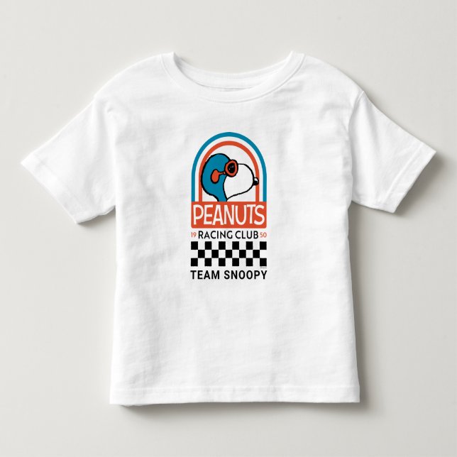 Camiseta De Bebé Cacahuetes | Club de Carreras Snoopy (Anverso)