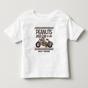 Camiseta De Bebé Cacahuetes   Club de velocidad Snoopy