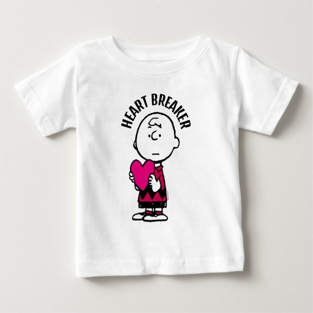 Camiseta De Bebé Cacahuetes | EL DÍA DE SAN VALENTÍN | Heart Charli (Anverso)