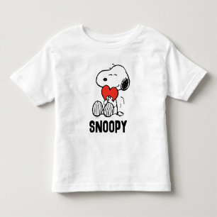 Camiseta De Bebé Cacahuetes   EL DÍA DE SAN VALENTÍN   Snoopy Heart