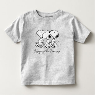Camiseta De Bebé Cacahuetes   Escala de Snoopy