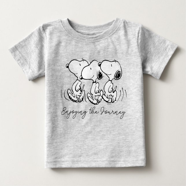 Camiseta De Bebé Cacahuetes | Escala de Snoopy (Anverso)