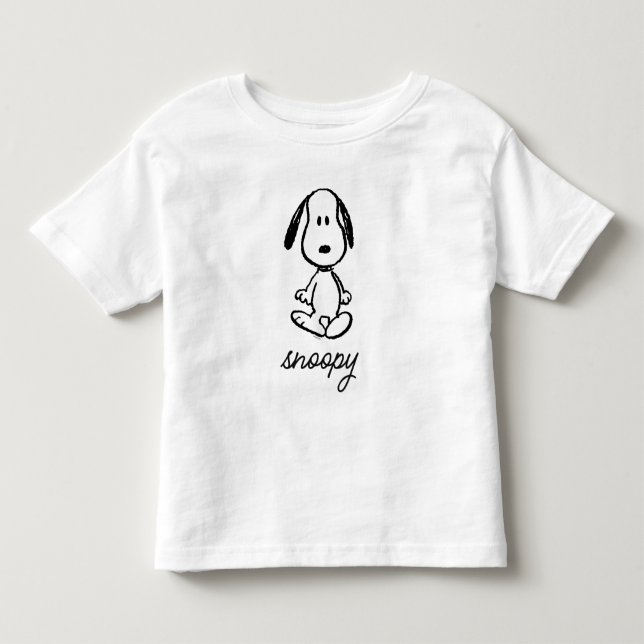 Camiseta De Bebé Cacahuetes | Escala Permanente de Snoopy (Anverso)