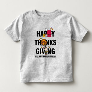 Camiseta De Bebé Cacahuetes   Feliz Día de Acción de Gracias
