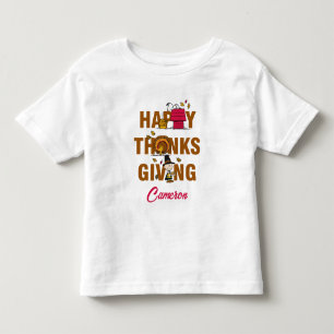 Camiseta De Bebé Cacahuetes   Feliz Día de Acción de Gracias
