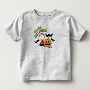 Camiseta De Bebé Cacahuetes   Feliz Halloween Linus