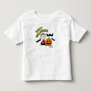 Camiseta De Bebé Cacahuetes   Feliz Halloween Linus