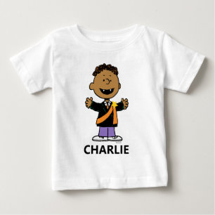 Camiseta De Bebé Cacahuetes   Franklin Halloween Vampiro