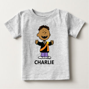 Camiseta De Bebé Cacahuetes   Franklin Halloween Vampiro