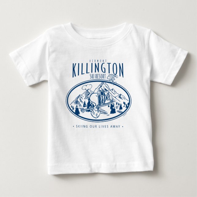 Camiseta De Bebé Cacahuetes | Killington Ski Resort Vermont (Anverso)