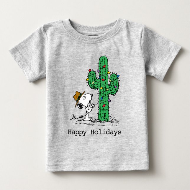 Camiseta De Bebé Cacahuetes | La Cactus de vacaciones de Spike (Anverso)