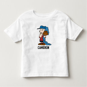Camiseta De Bebé Cacahuetes   Linus En Su Engranaje De Béisbol