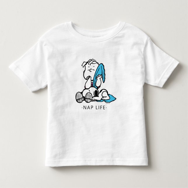 Camiseta De Bebé Cacahuetes | Linus & Snoopy (Anverso)