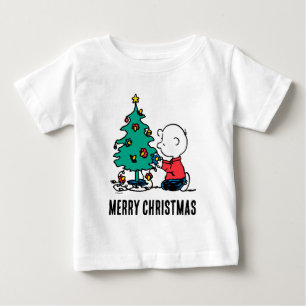 Camiseta De Bebé Cacahuetes   Luces de Navidades de Charlie Brown
