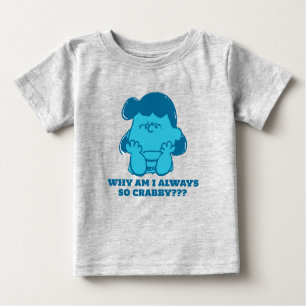 Camiseta De Bebé Cacahuetes   Lucy ¿Quién dice que soy cangrejo?