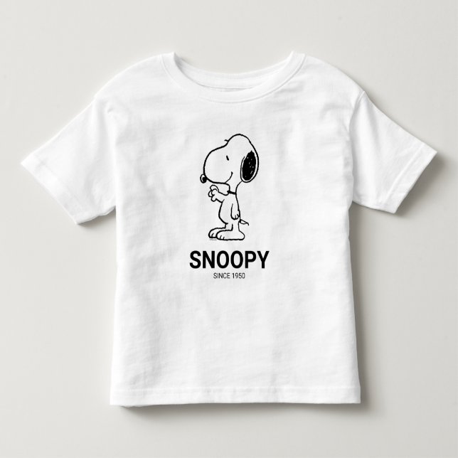 Camiseta De Bebé Cacahuetes | Ondas de Snoopy (Anverso)